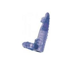 Dominator Vibrating Pleasure Sleeve Silicone Blue 